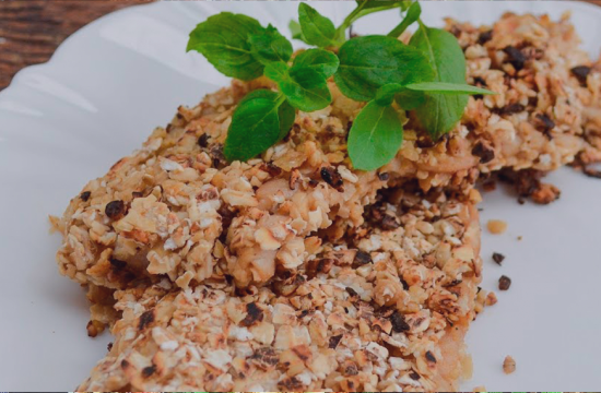 Tilápia Empanada com Aveia